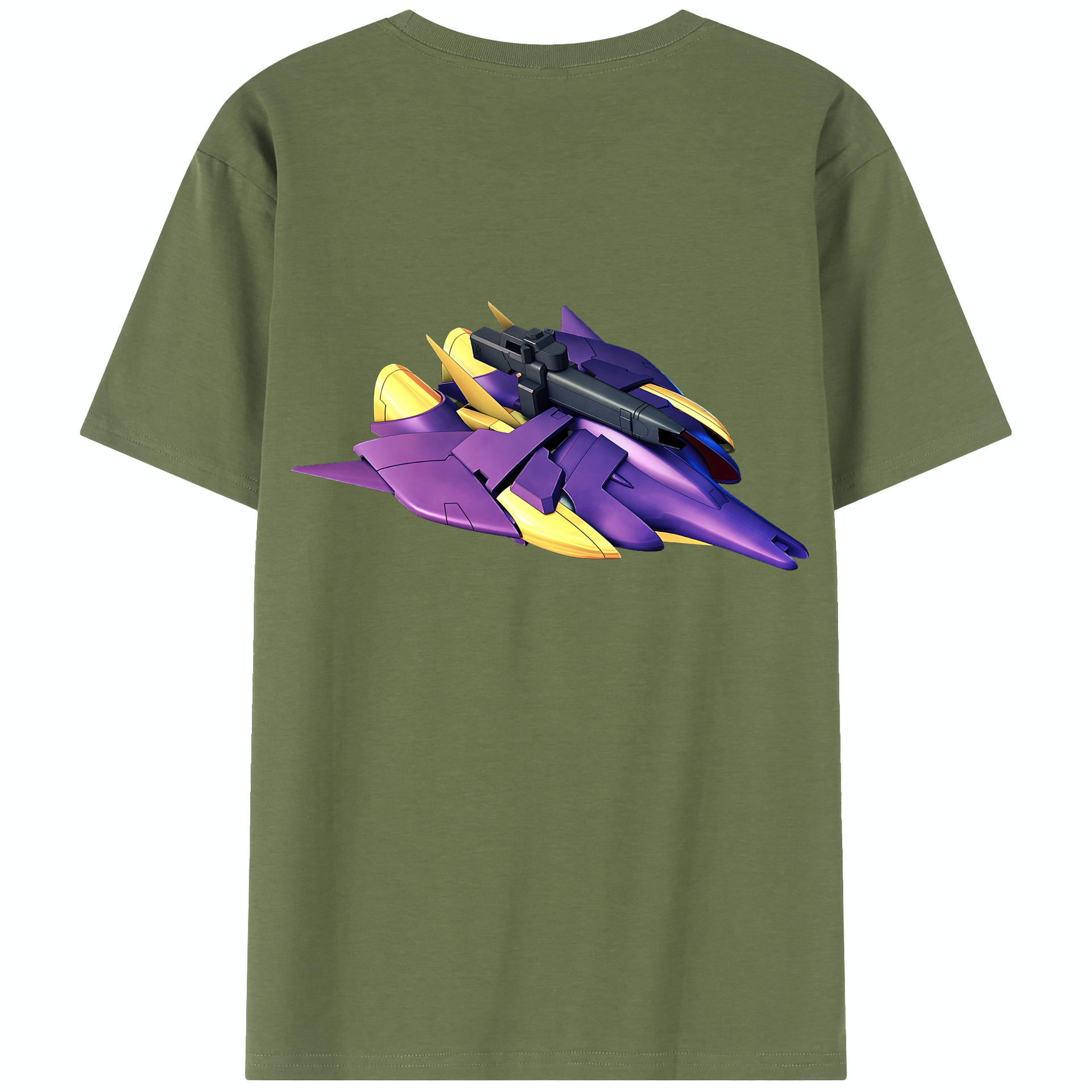 （画像用） 機動戦士ガンダム Mobile Suit Gundam 綿100％半袖Tシャツ（背面プリント）